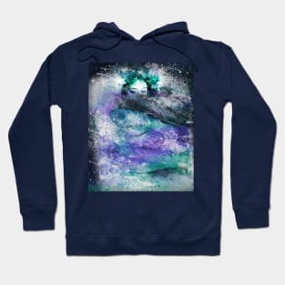 Flying Towards the Inner Sky - Powerful Cosmic Woman Hoodie